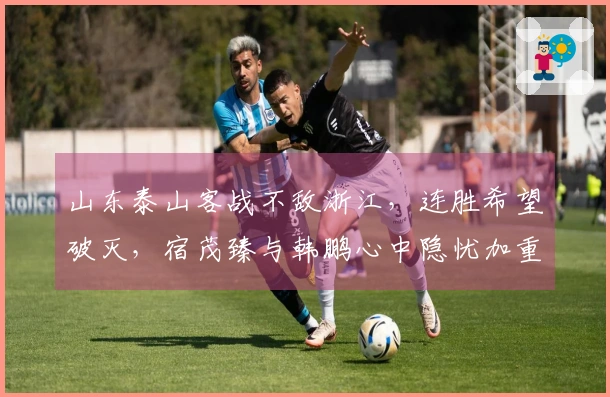 山东泰山客战不敌浙江，连胜希望破灭，宿茂臻与韩鹏心中隐忧加重